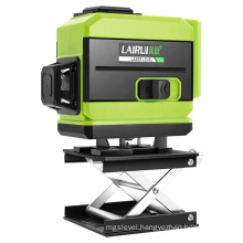 Self leveling 12 lines 3d green automatic rotation laser level